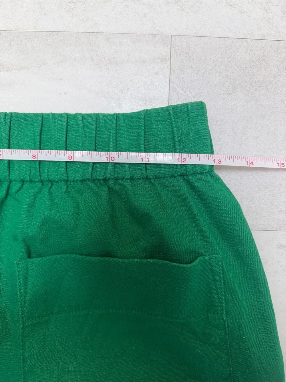 Everlane Linen Easy Pant — Grass Green